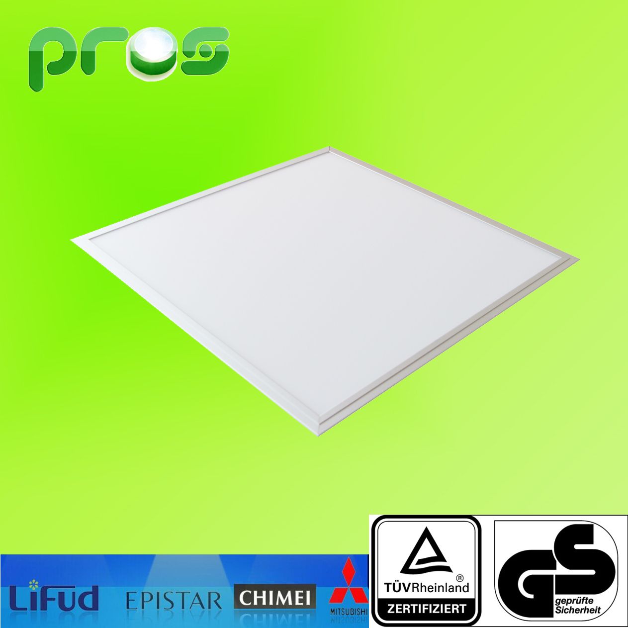 Epistar Chip CRI>80 40W LED Panel Light 620X620 3200lm